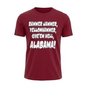 Delta Pro Weight Alabama Crimson Tide Rammer Jammer t-shirt medium